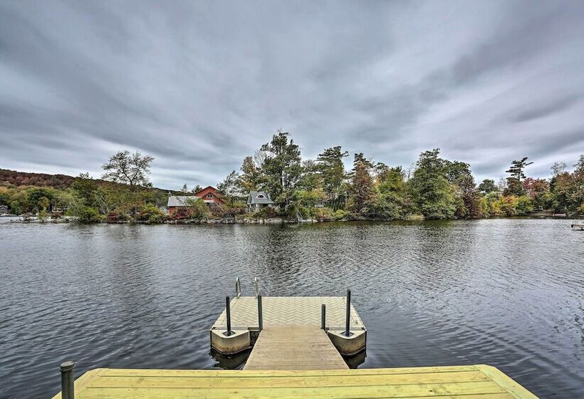 Waterfront Highland Lake Home W/ Deck + Dock
