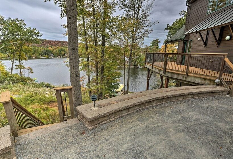 Waterfront Highland Lake Home W/ Deck + Dock