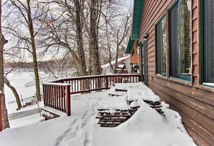 Waubun Lake Cabin W/ Private Dock + Fire Pit!