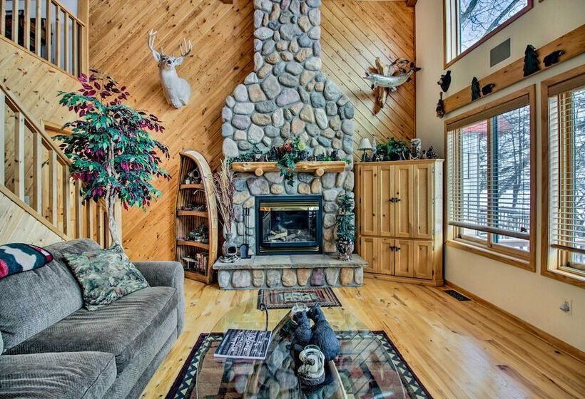 Waubun Lake Cabin W/ Private Dock + Fire Pit!