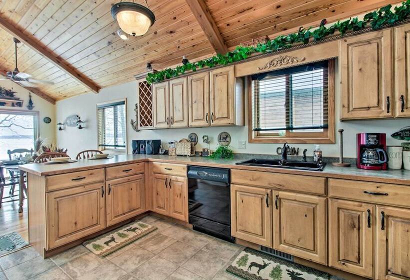 Waubun Lake Cabin W/ Private Dock + Fire Pit!