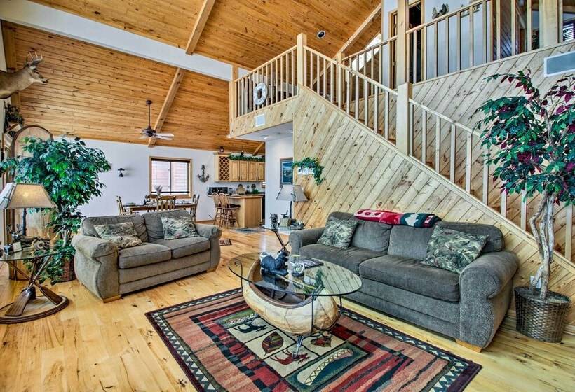 Waubun Lake Cabin W/ Private Dock + Fire Pit!