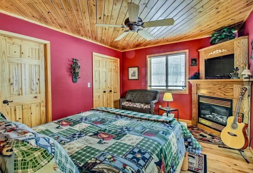 Waubun Lake Cabin W/ Private Dock + Fire Pit!