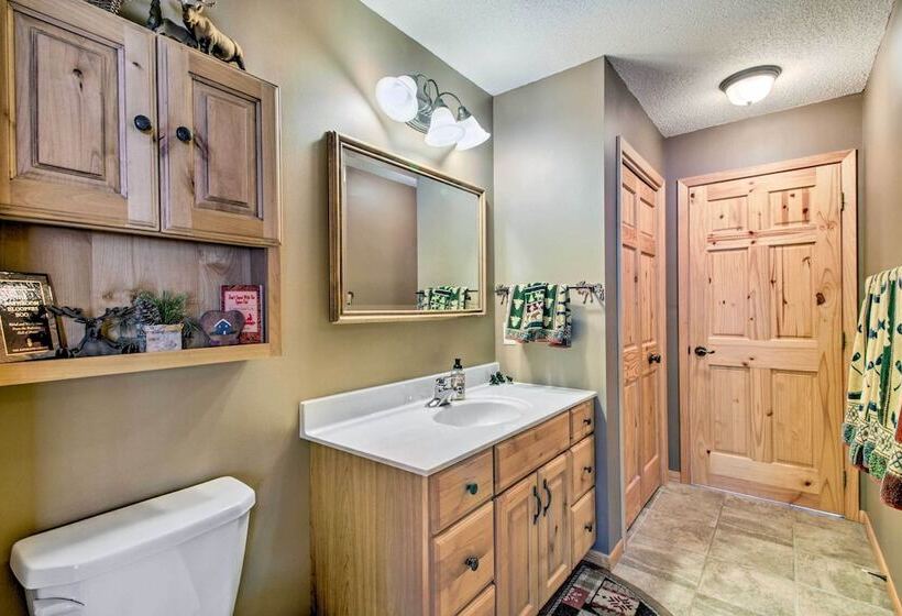 Waubun Lake Cabin W/ Private Dock + Fire Pit!