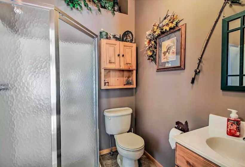 Waubun Lake Cabin W/ Private Dock + Fire Pit!