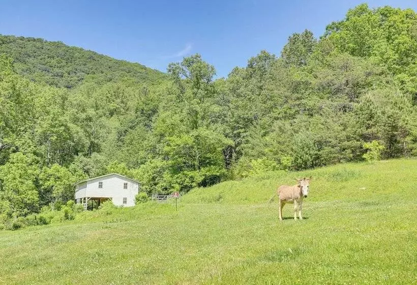 Weaverville Cottage: Fishing Pond & Mountain Views