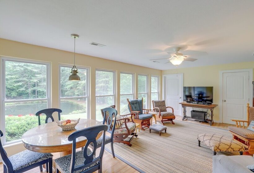 Weaverville Cottage: Fishing Pond & Mountain Views