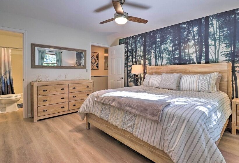 Weaverville Home W/ Wraparound Deck & Fire Pit!