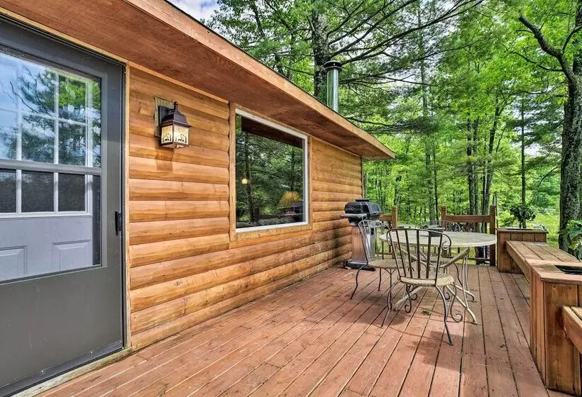 Burns Lake Cabin W/ Dock, Fire Pit, Rowboat & More