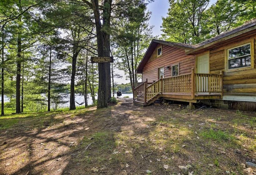Burns Lake Cabin W/ Dock, Fire Pit, Rowboat & More