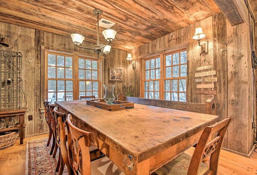 Secluded & Rustic Lake Harmony Cabin W/ Fire Pit!