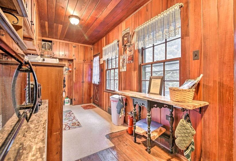 Secluded & Rustic Lake Harmony Cabin W/ Fire Pit!