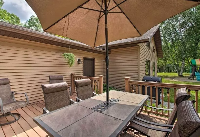 Spacious Verndale Home W/ Backyard Fire Pit!