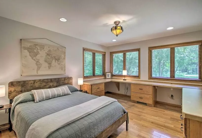 Spacious Verndale Home W/ Backyard Fire Pit!