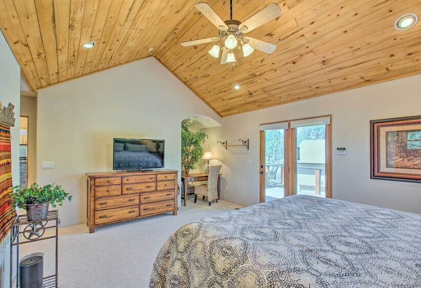 Stunning Angel Fire Cabin W/ Hot Tub & 3 Decks!