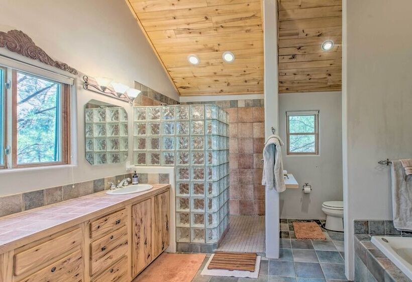 Stunning Angel Fire Cabin W/ Hot Tub & 3 Decks!