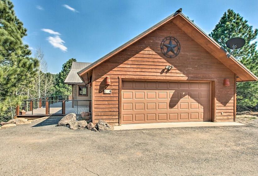 Stunning Angel Fire Cabin W/ Hot Tub & 3 Decks!