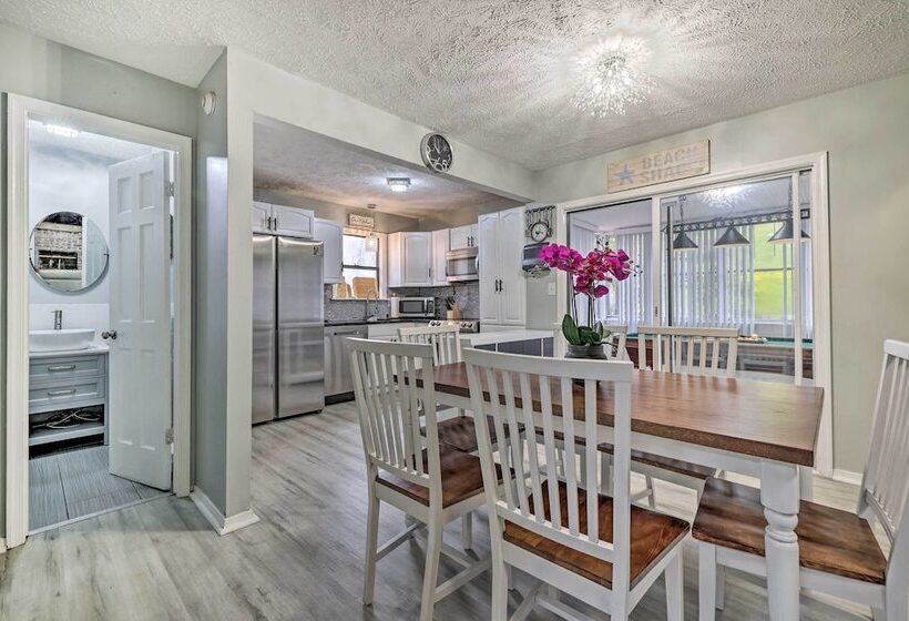 Game Room & Fire Pit: Tobyhanna Family Home