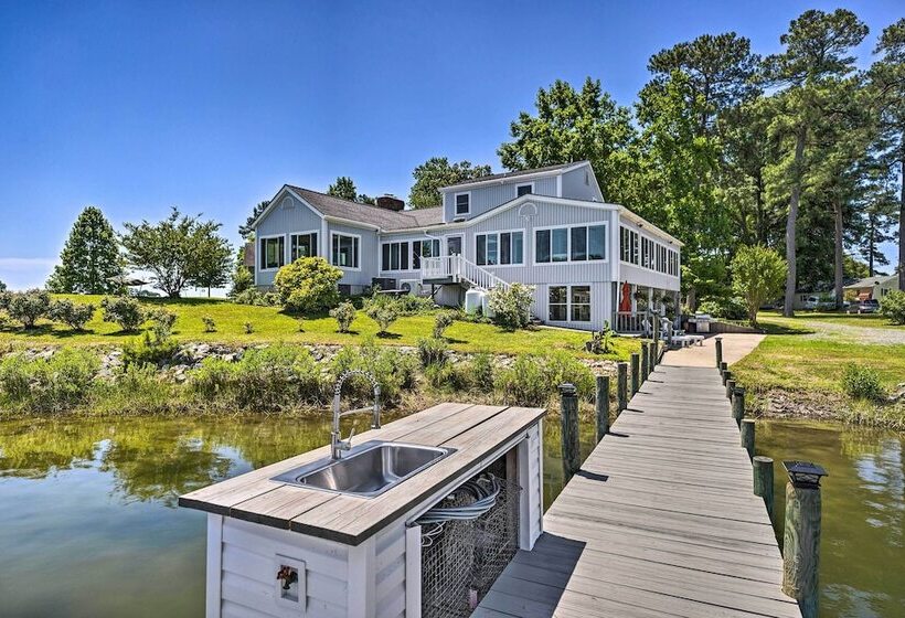 Idyllic Waterfront Home W/ Game Room & Dock