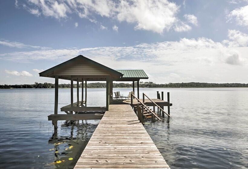Lake Broward Cabin W/ Private Boat Launch & Dock!