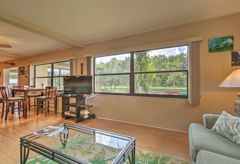 Riverfront Dunnellon Home W/ Dock & Solarium!