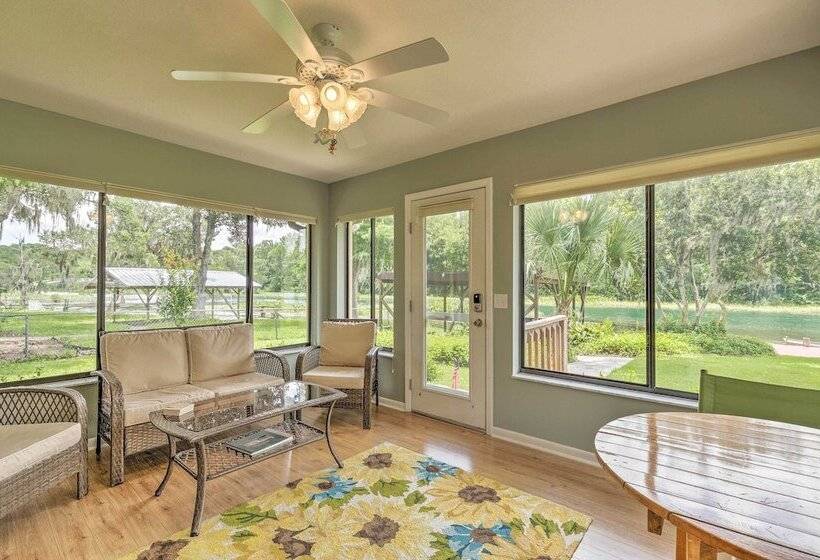 Riverfront Dunnellon Home W/ Dock & Solarium!