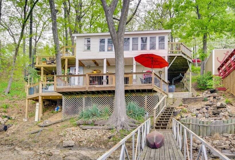 Waterfront Ozarks Home W/ Hot Tub, Bar & Dock
