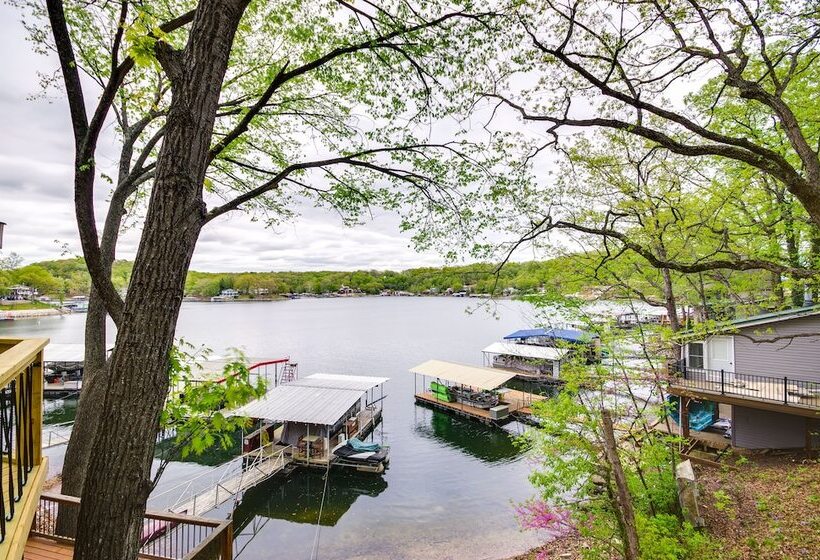 Waterfront Ozarks Home W/ Hot Tub, Bar & Dock