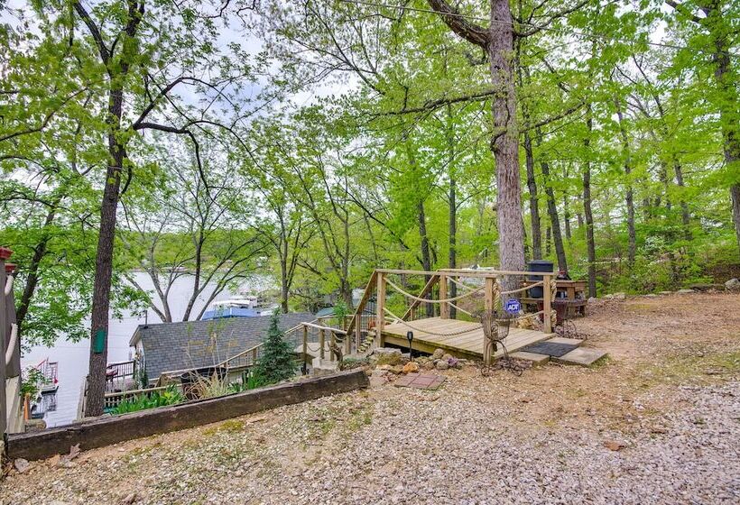 Waterfront Ozarks Home W/ Hot Tub, Bar & Dock