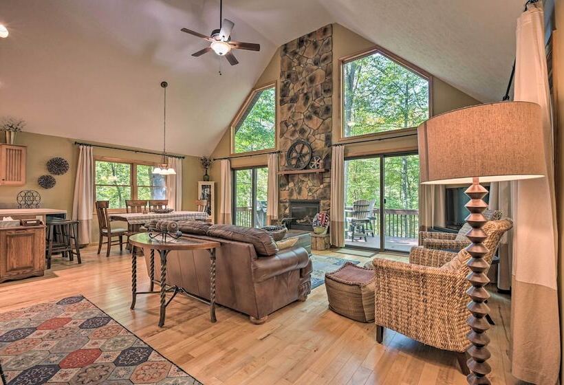 Cacapon River Cabin W/ Private River Access!