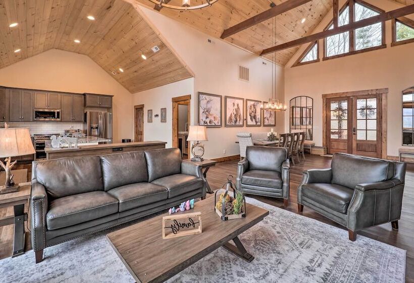 Mountainside Retreat W/ Fire Pit In Banner Elk