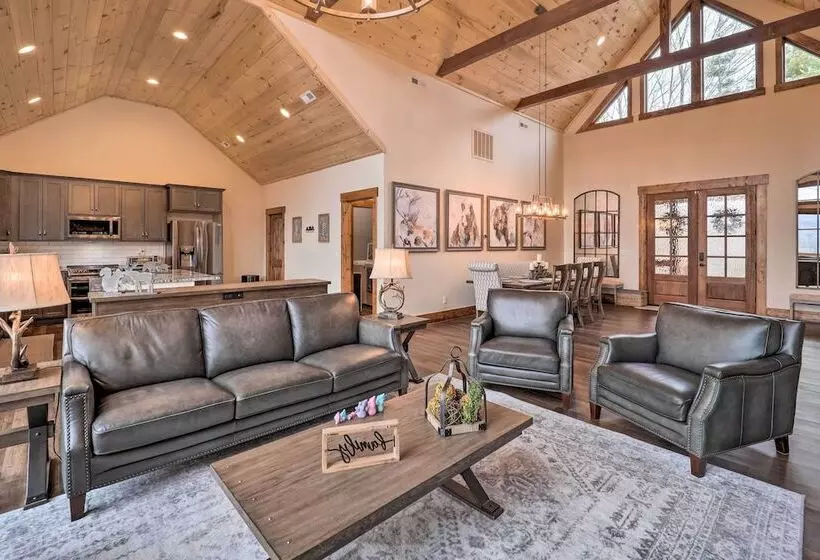 Mountainside Retreat W/ Fire Pit In Banner Elk