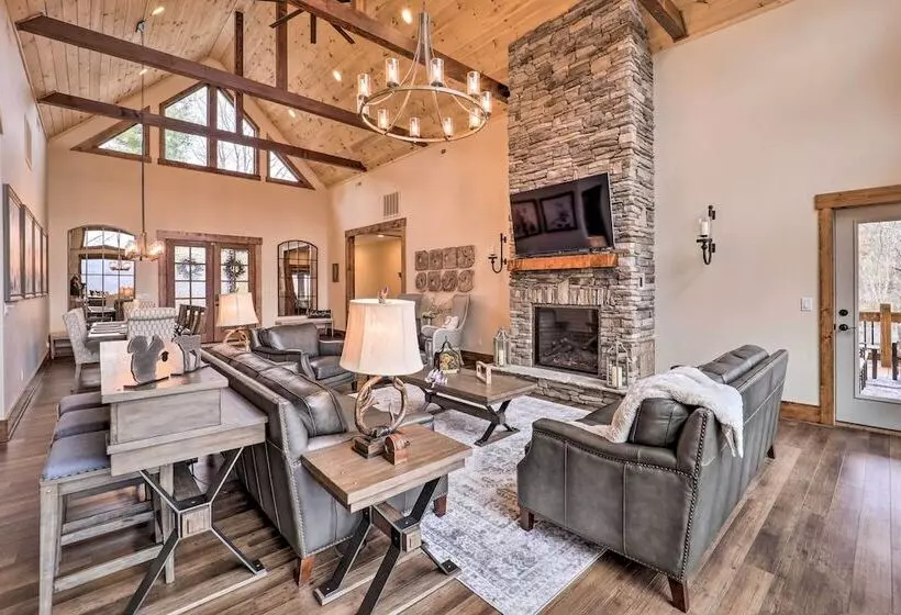 Mountainside Retreat W/ Fire Pit In Banner Elk