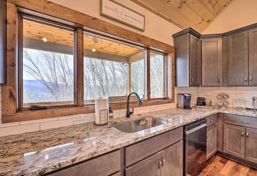 Mountainside Retreat W/ Fire Pit In Banner Elk