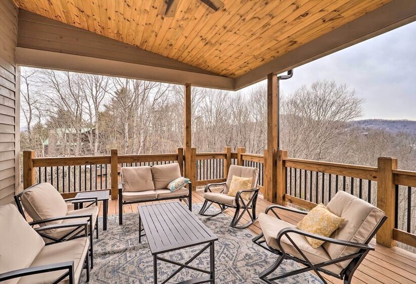 Mountainside Retreat W/ Fire Pit In Banner Elk