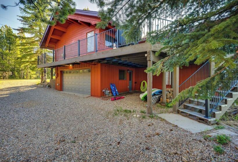 Hot Tub & Mtn Views: Waterfront Grand Lake Cabin!