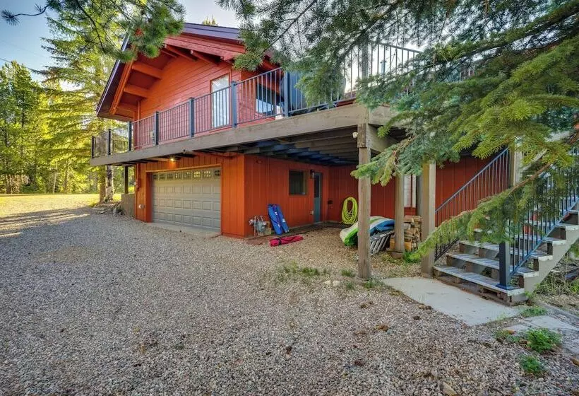Hot Tub & Mtn Views: Waterfront Grand Lake Cabin!