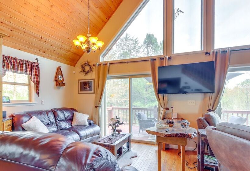 Peaceful Cabin Retreat   9 Mi To Murphy!