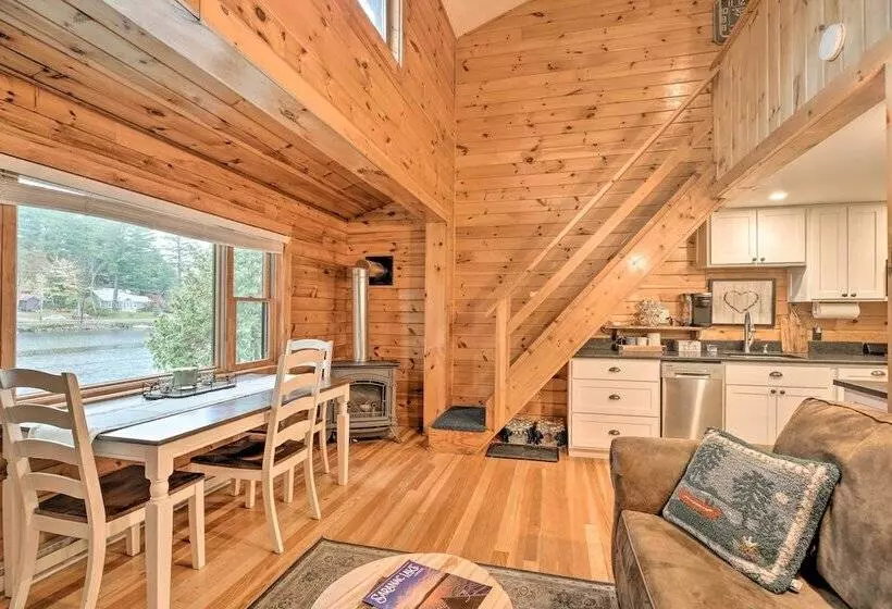Pet Friendly Adirondack Cabin W/ On Site Lake