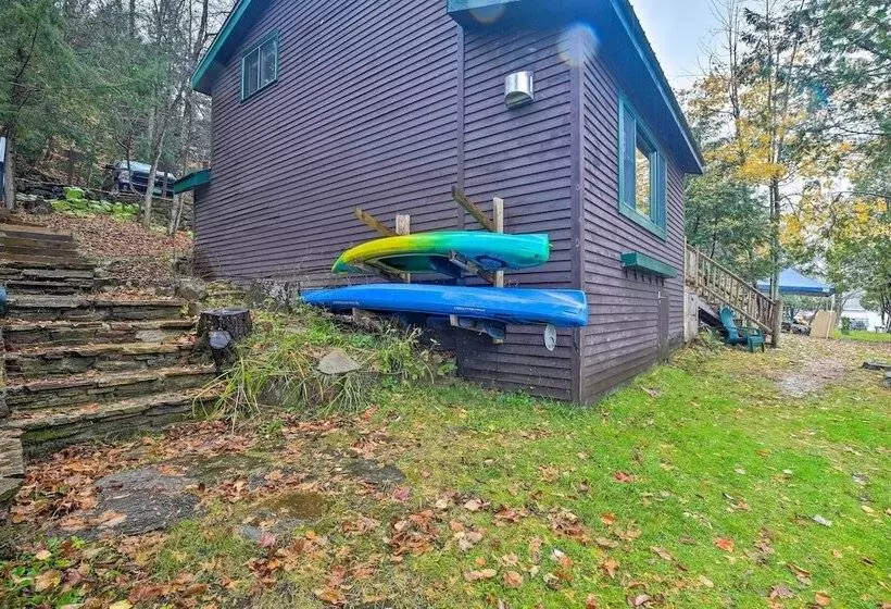 Pet Friendly Adirondack Cabin W/ On Site Lake