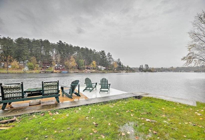 Pet Friendly Adirondack Cabin W/ On Site Lake