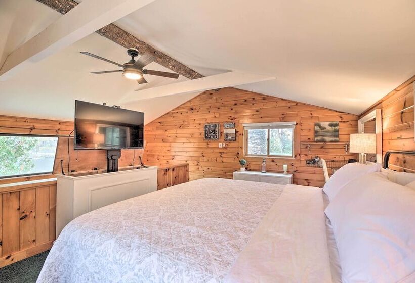 Pet Friendly Adirondack Cabin W/ On Site Lake