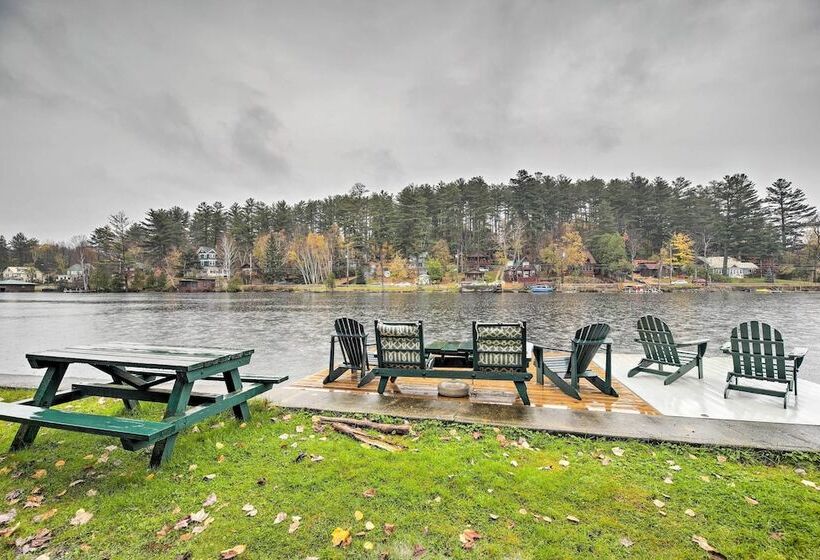 Pet Friendly Adirondack Cabin W/ On Site Lake