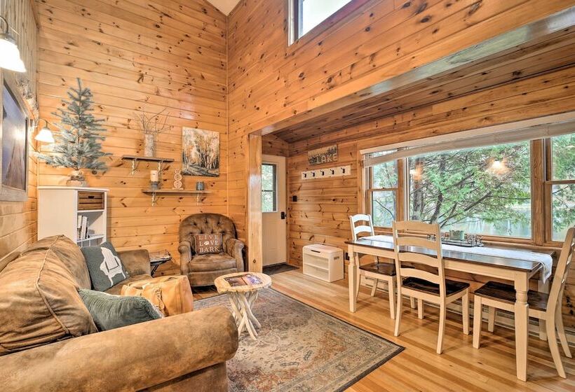 Pet Friendly Adirondack Cabin W/ On Site Lake
