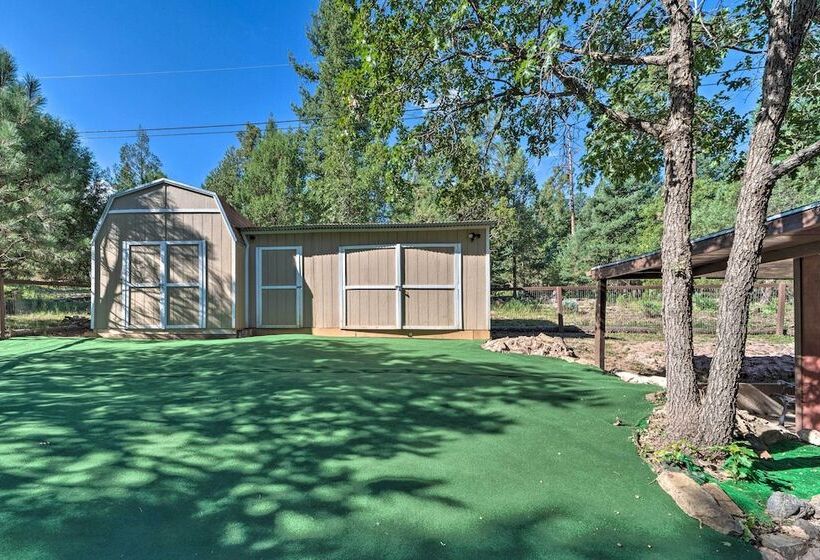 Pet Friendly Ruidoso Cabin W/ Hot Tub & Fire Pit