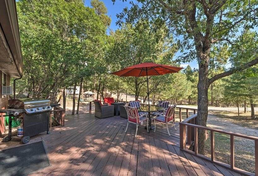 Pet Friendly Ruidoso Cabin W/ Hot Tub & Fire Pit