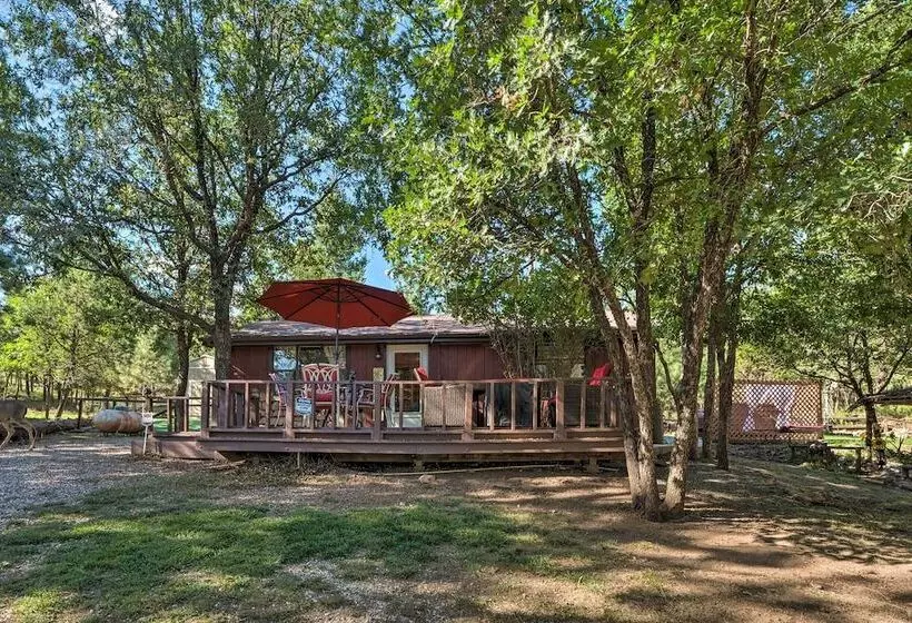 Pet Friendly Ruidoso Cabin W/ Hot Tub & Fire Pit