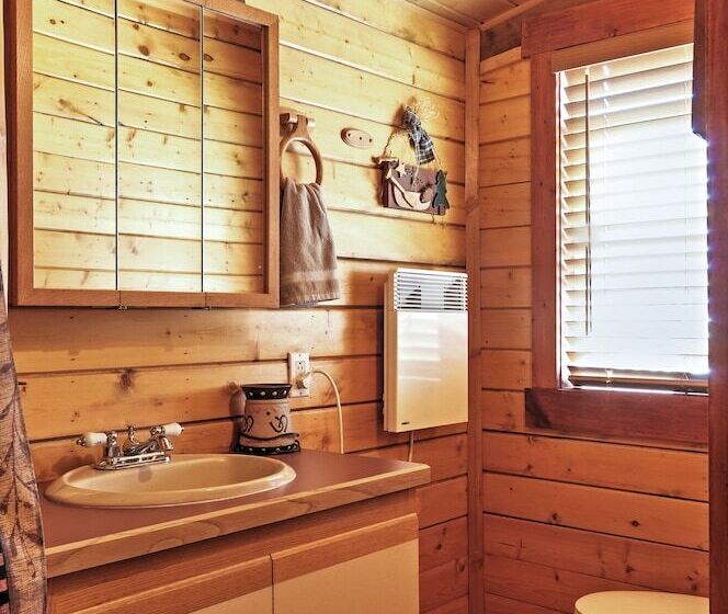 Remote Antimony Log Cabin W/ Green Meadow Views!