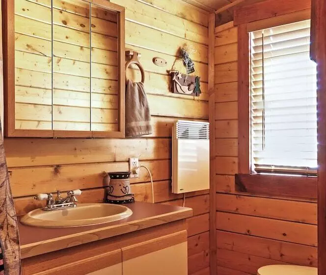 Remote Antimony Log Cabin W/ Green Meadow Views!