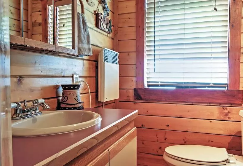 Remote Antimony Log Cabin W/ Green Meadow Views!